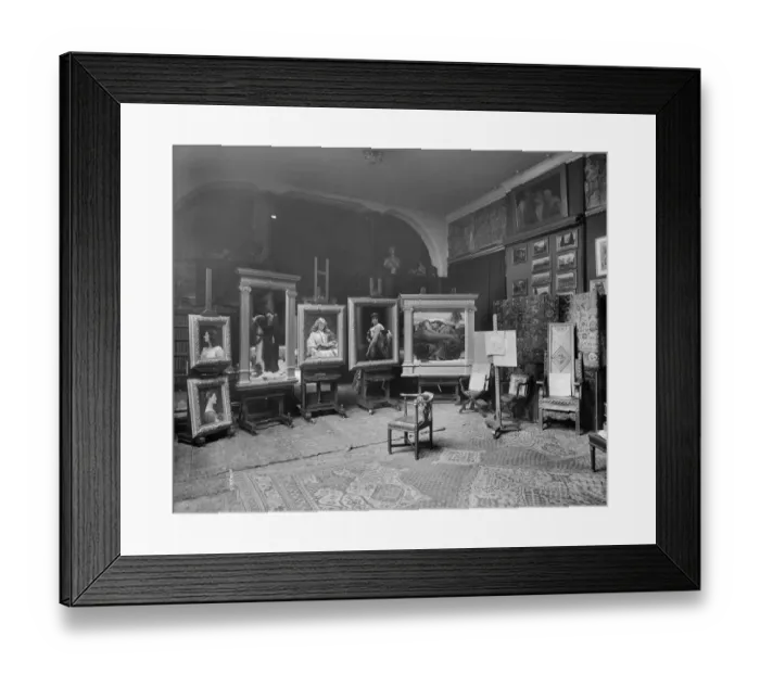Framed Print : Lord Frederic Leightons studio BL13090_A Framed Print : Lord Frederic Leightons studio BL13090_A