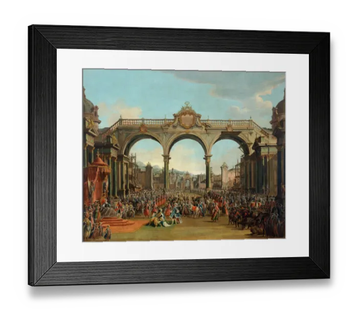 Framed Print : Battaglioli - A Scene from Didone Abbandonata J920112