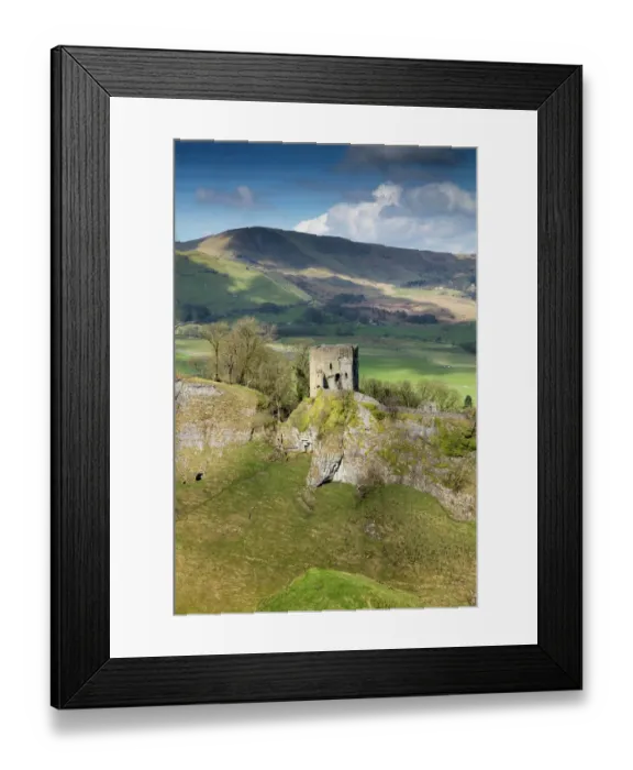 Framed Print : Peveril Castle DP175579