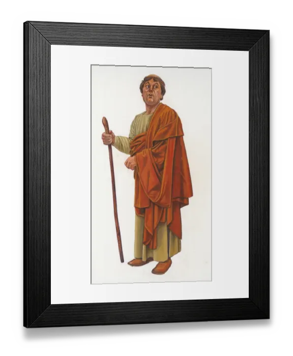 Framed Print : Anglo Saxon Monk N080565