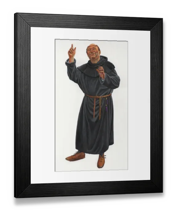 Framed Print : Benedictine Prior N080566