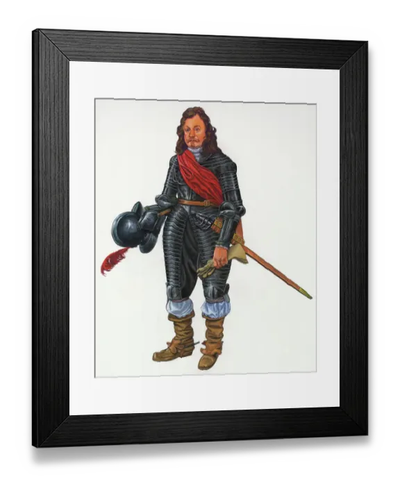 Framed Print : Civil War Commander N080567