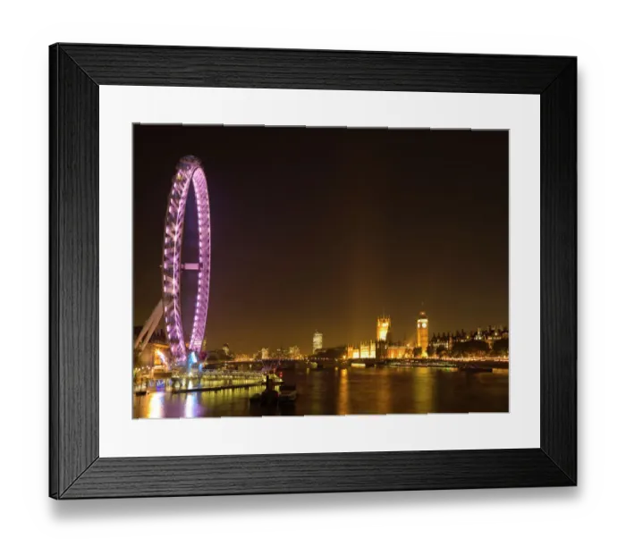 Framed Print : The London Eye N061027 Framed Print : The London Eye N061027