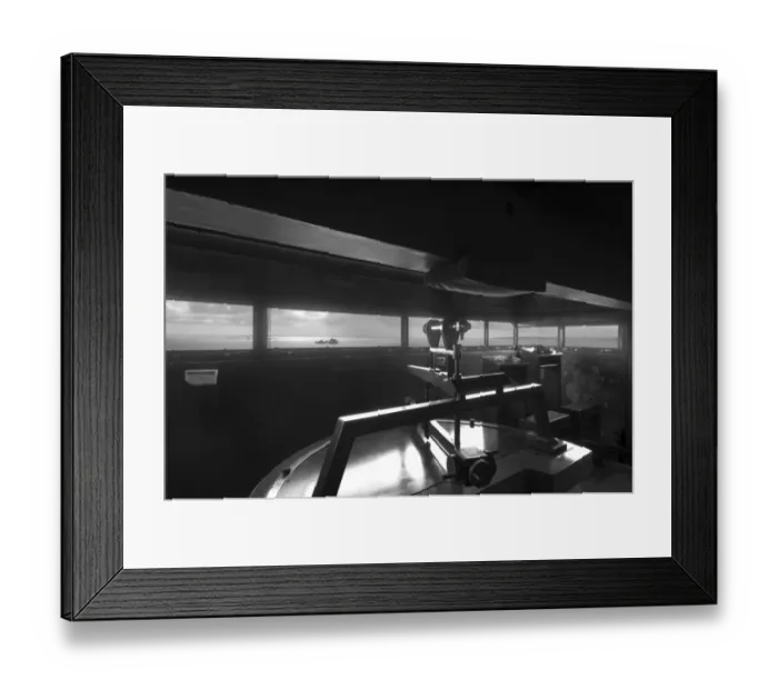Framed Print : Gun control room at Pendennis Castle N080671