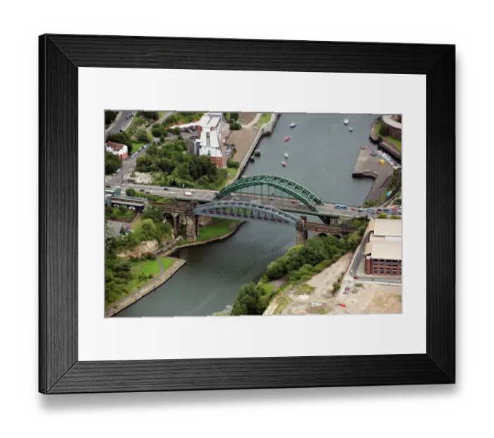 Framed Print : Wearmouth bridges 28946_053