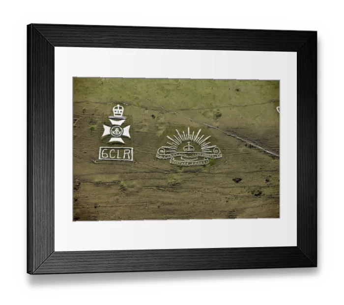 Framed Print : Fovant badges 29526_033