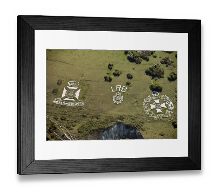Framed Print : Fovant badges 29526_036 Framed Print : Fovant badges 29526_036