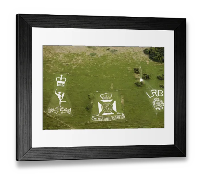 Framed Print : Fovant Badges 33233_011