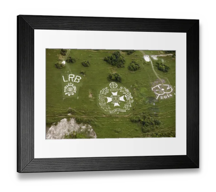 Framed Print : Fovant Badges 33233_013