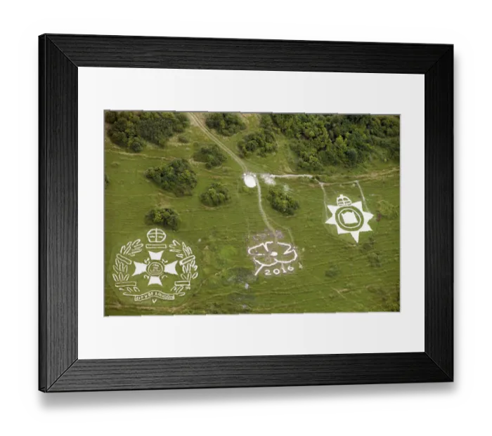 Framed Print : Fovant Badges 33233_014