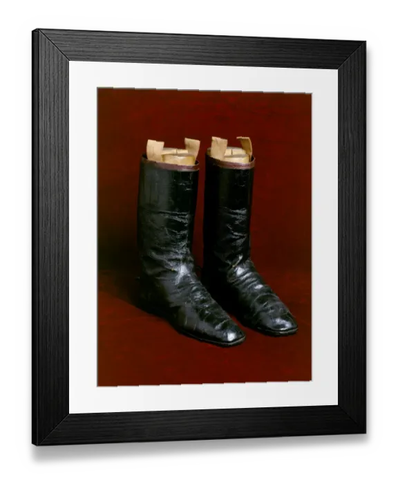 Framed Print : Wellingtons boots K040687