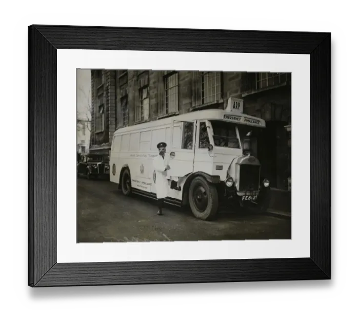 Framed Print : Mobile first aid post MED01_01_0220 Framed Print : Mobile first aid post MED01_01_0220