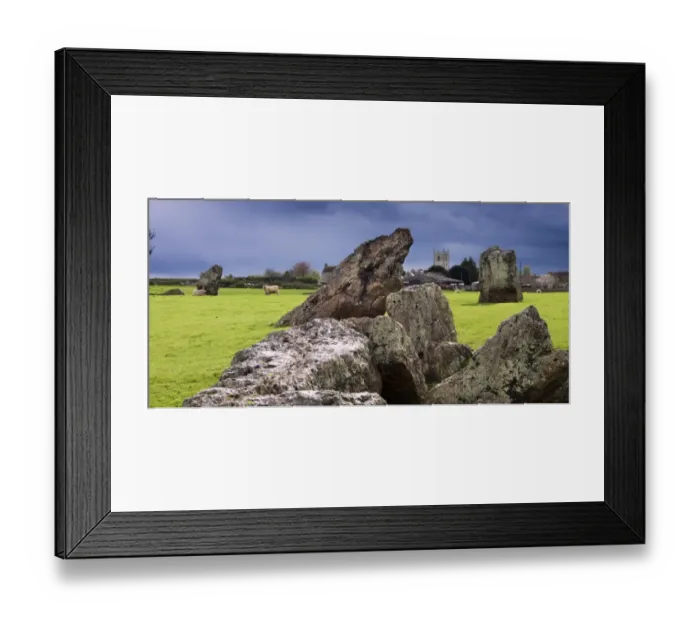 Framed Print : Stanton Drew Circles and Cove N080715 Framed Print : Stanton Drew Circles and Cove N080715