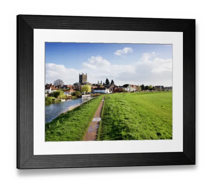 Framed Print : Tewkesbury N080721