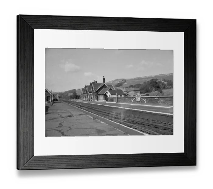 Framed Print : Settle Railway Station MF000290_01