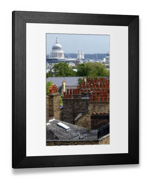 Framed Print : Rooftops and St Pauls DP219003