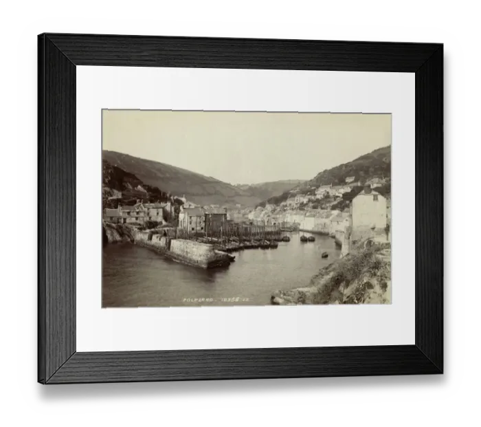 Framed Print : Polperro OP04860