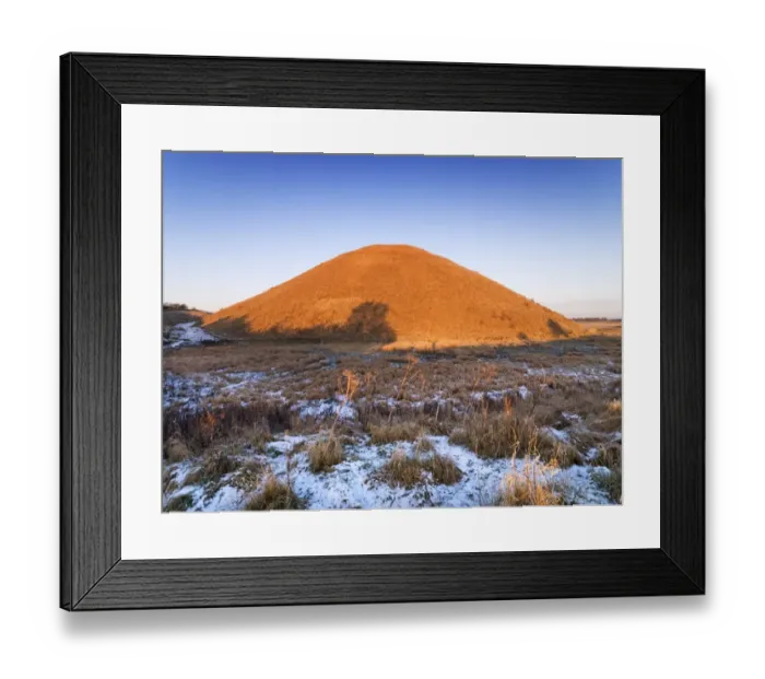Framed Print : Silbury Hill N080698