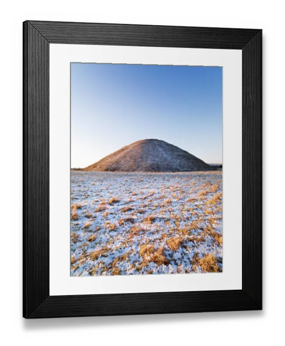 Framed Print : Silbury Hill N080699