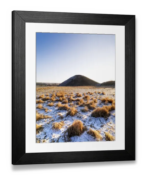 Framed Print : Silbury Hill N080701 Framed Print : Silbury Hill N080701