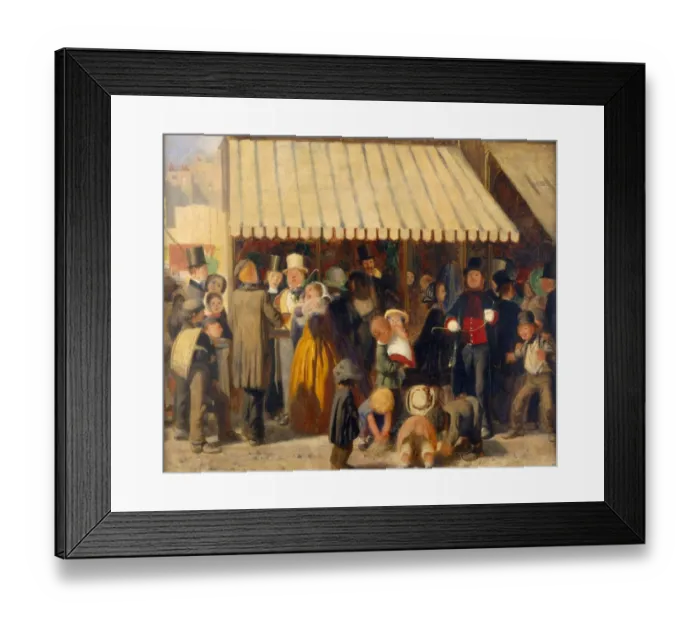 Framed Print : Boyd Houghton - Scene in a Fair Ground K030526