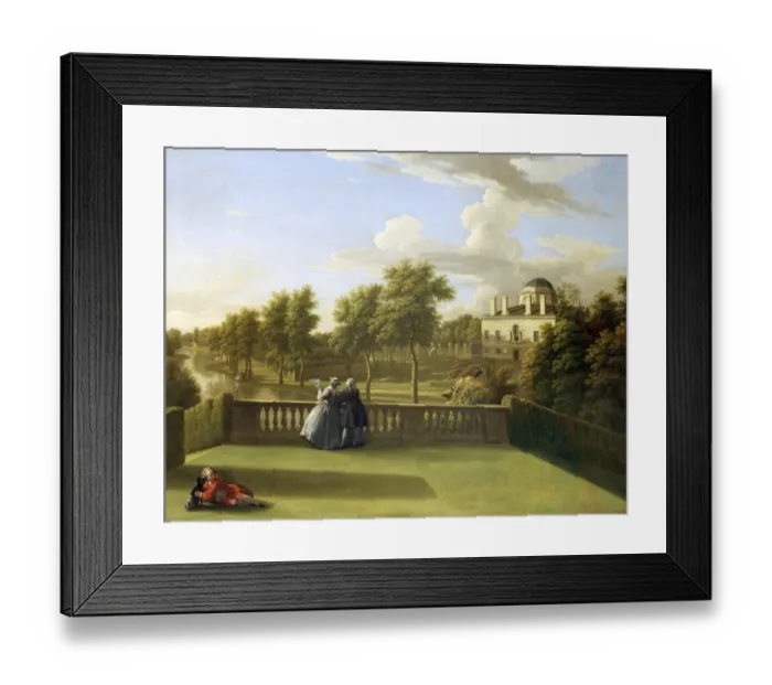 Framed Print : Lambert & Hogarth - View from Cascade Terrace, Chiswick J920006