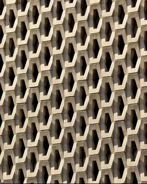 Detail of concrete blockwork DP069393