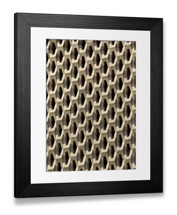 Framed Print : Detail of concrete blockwork DP069393 Framed Print : Detail of concrete blockwork DP069393