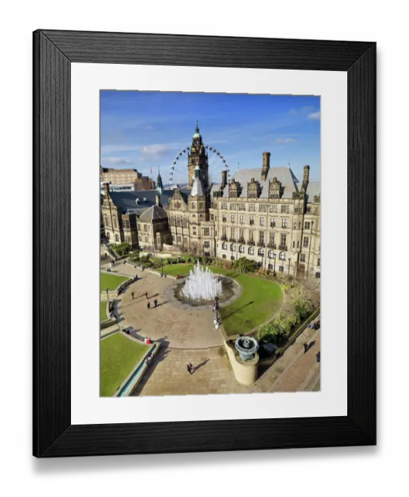 Framed Print : Peace Gardens, Sheffield DP136252