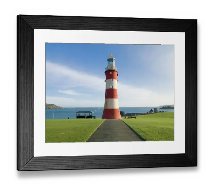 Framed Print : Smeatons Tower N080736 Framed Print : Smeatons Tower N080736
