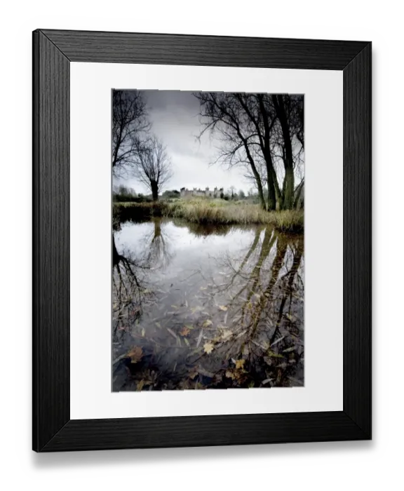 Framed Print : Framlingham Castle N071857 Framed Print : Framlingham Castle N071857