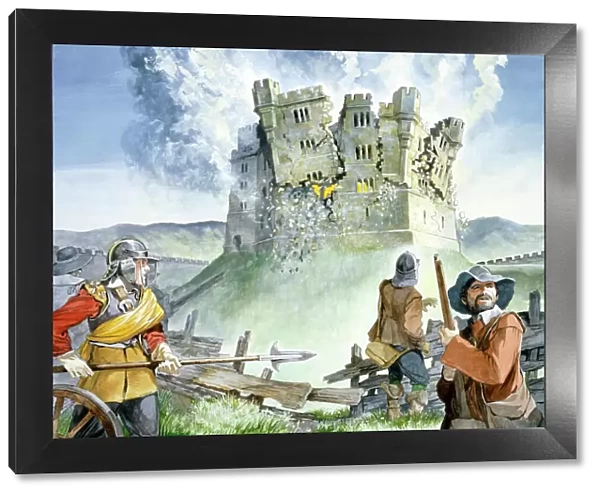 Civil War siege at Old Wardour Castle J990031