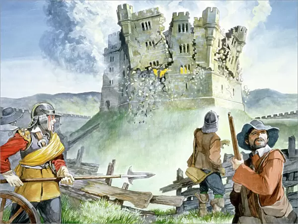 Civil War siege at Old Wardour Castle J990031