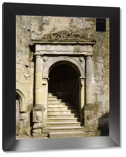 Doorway to the Great Hall, Old Wardour Castle K951534
