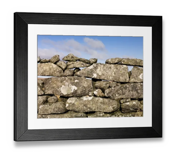 Framed Print : Dry Stone Wall N071868 Framed Print : Dry Stone Wall N071868