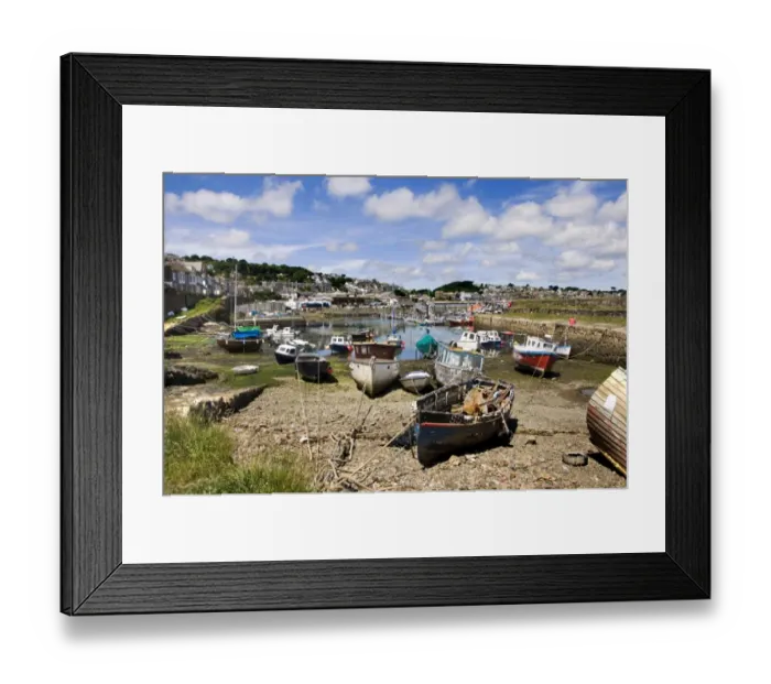 Framed Print : Newlyn Fishing Port DP043547