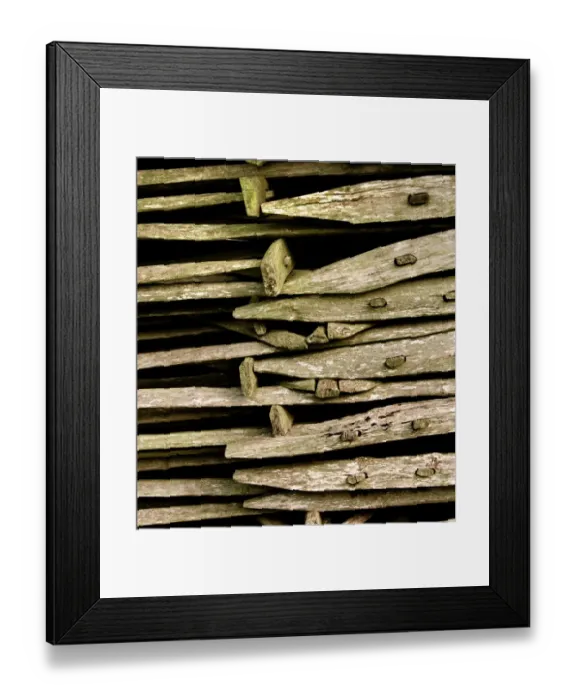 Framed Print : Detail of sheep hurdles DP044147 Framed Print : Detail of sheep hurdles DP044147