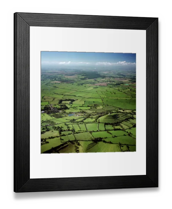 Framed Print : Glastonbury Tor and surrounding countryside 23697_05