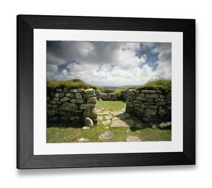 Framed Print : Chysauster Ancient Village J910198