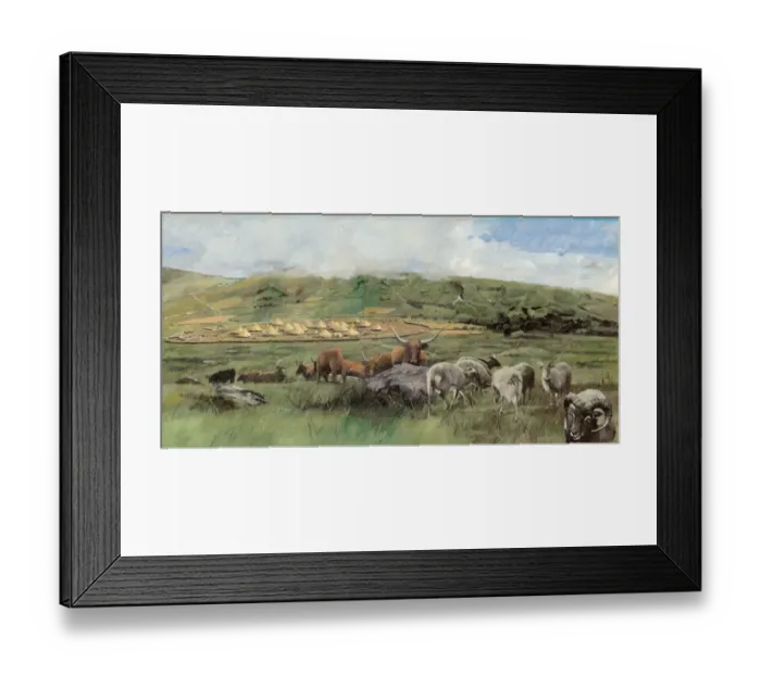 Framed Print : Grimspound J940467 Framed Print : Grimspound J940467