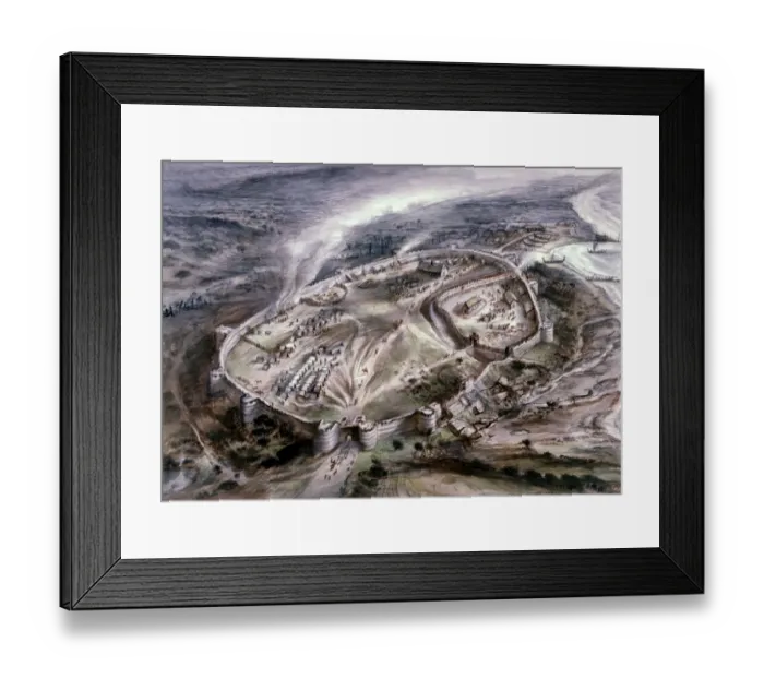 Framed Print : Pevensey Castle J940489 Framed Print : Pevensey Castle J940489