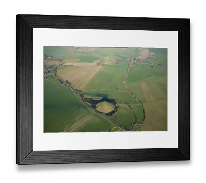 Framed Print : Silbury Hill and Avebury N071892
