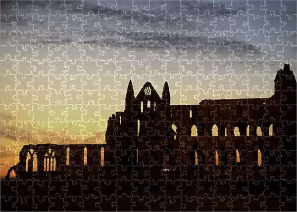 Whitby Abbey silhouette N080815