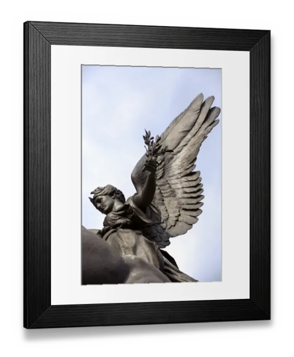 Framed Print : Wellington Arch quadriga N080824 Framed Print : Wellington Arch quadriga N080824