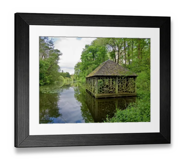 Framed Print : Boathouse in Witley Court Gardens N090085