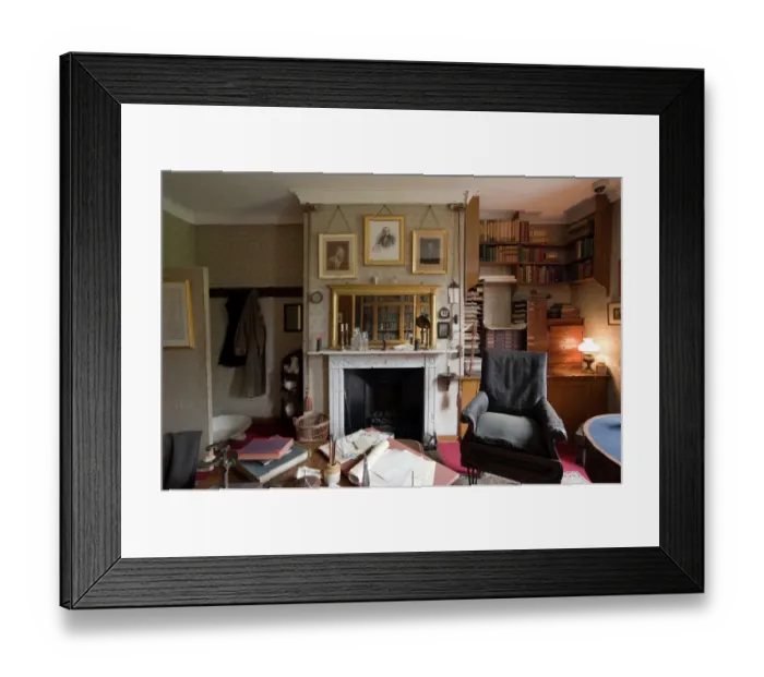 Framed Print : Charles Darwins study at Down House N080879