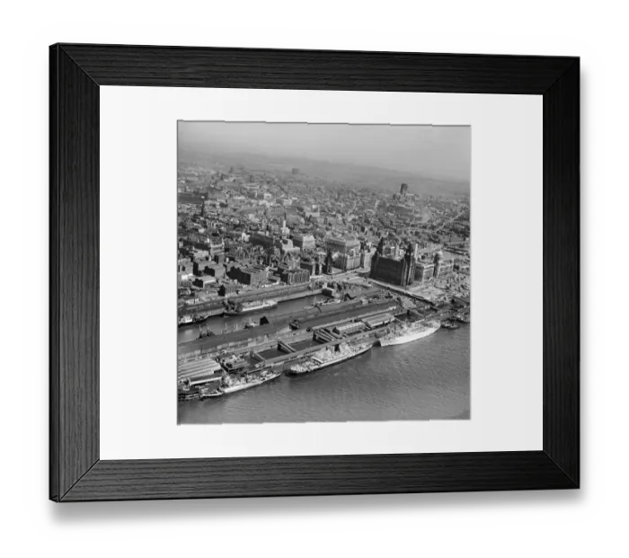 Framed Print : Liverpool Pierhead 1964 EAW133857