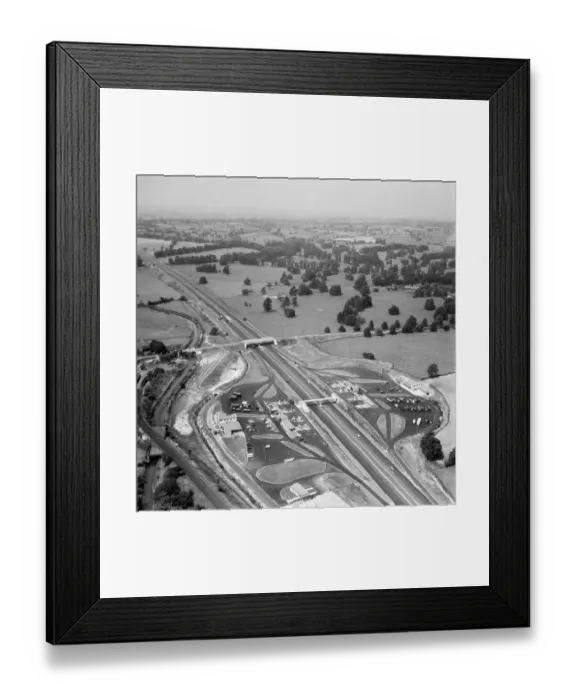 Framed Print : Motorway Services 1961 EAW094297 Framed Print : Motorway Services 1961 EAW094297