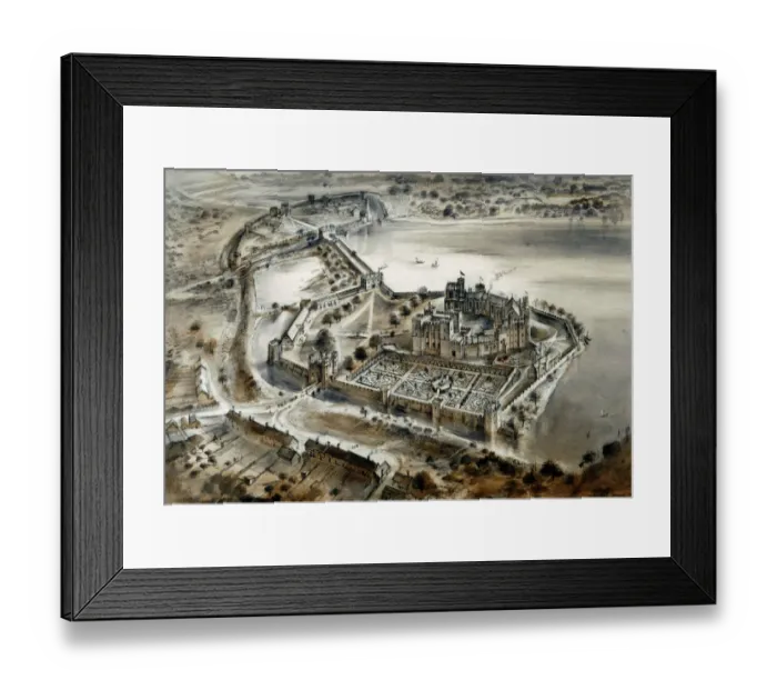 Framed Print : Kenilworth Castle c. 1575 J940479