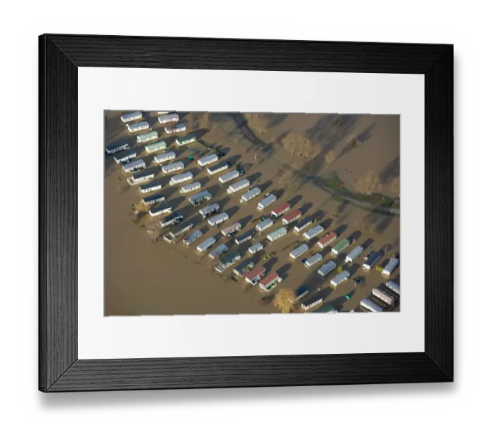 Framed Print : Flooding 2008 N071920